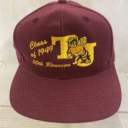 OTTO 90s University Of Tulsa Snapback Hat Cap Class Of 1949 50th Reunion One Sz
