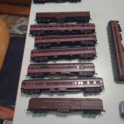 H O Passenger Cars. Different brands