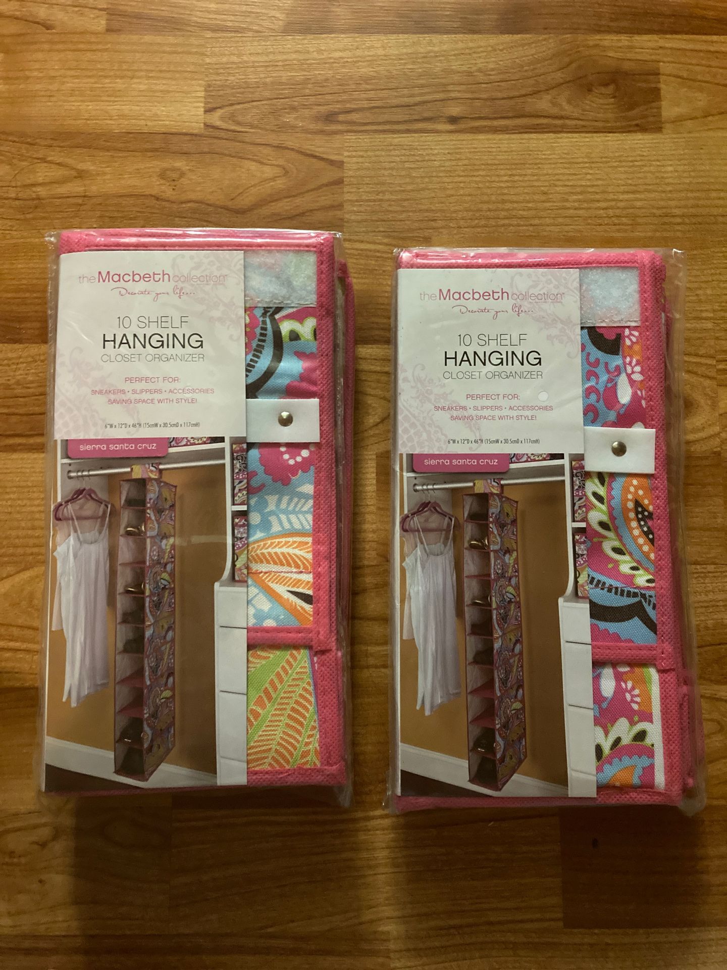 Unopened 10 Shelf Hanging Closet Organizers