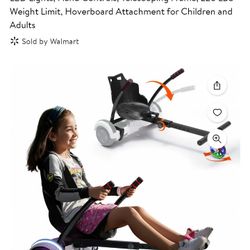 Brand New Never Used Still In The Box Hoverboard Seat Attachment