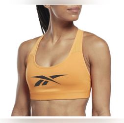Reebok Lux Vector Racer SPORTS Women's Top Orange