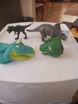 Dinosaurs hand puppet /3 Dinosaurs toys