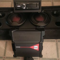 For Sale: Car Audio Bundle – Subwoofer, Stereo, and Amp – 