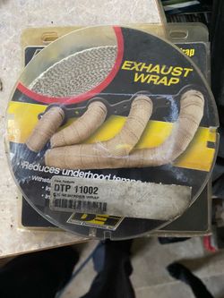 Heat shield exhaust wrap