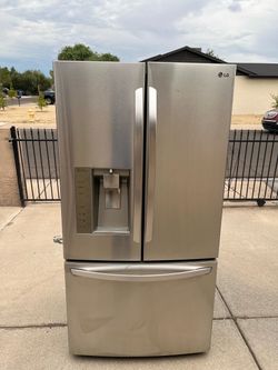 Refrigerator LG stainless steel counter depth