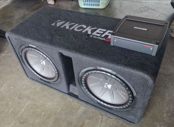 Slightly used Kicker 48DCWR102 & Kicker KCA400.1