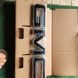 2023 Black Gmc Oem Decals Front Grill