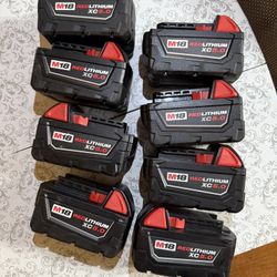 Milwaukee Batteries xc 5.0 New 50 Each 