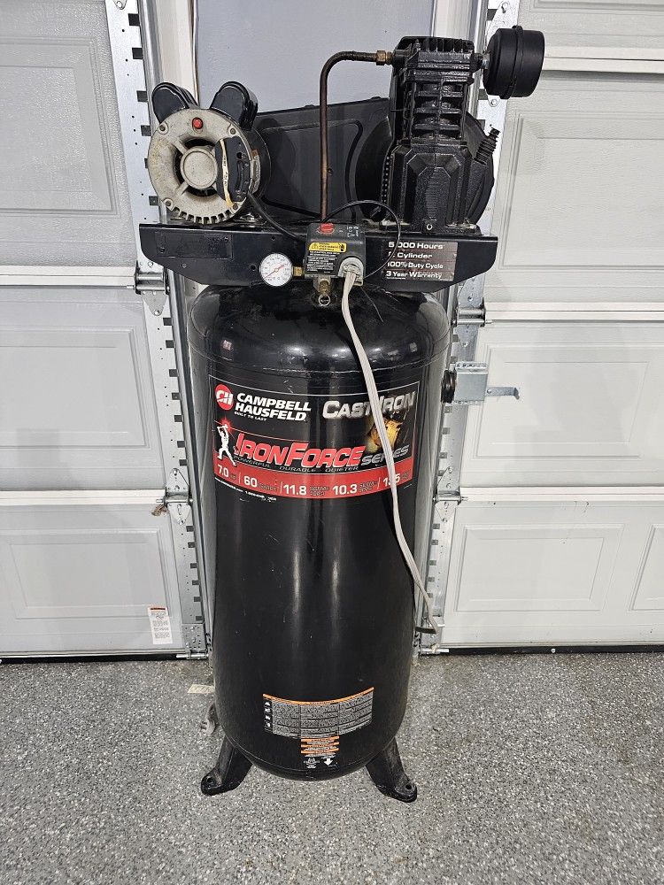 60 Gallon Campbell Hausfeld Air Compressor 