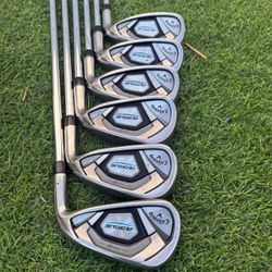 Callaway Rogue CF18 iron set 5-9,PW  True Temper XP Steel Shaft S-Flex