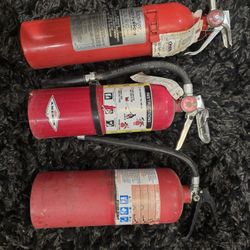 3 Fire Extinguisher All 3 For $60