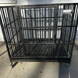 👉 Escape-Proof Heavy Duty Dog Crate – Reinforced Steel Kennel 🐶