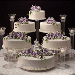 New 6 Tier Wedding Cascade Cupcake Cake Stand