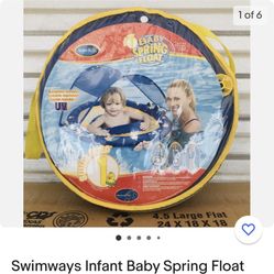 Baby Spring Float. Sun Canopy. 