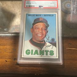 1967 Topps Willie Mays #200 San Francisco Giants HOF Legend – Vintage MLB Card