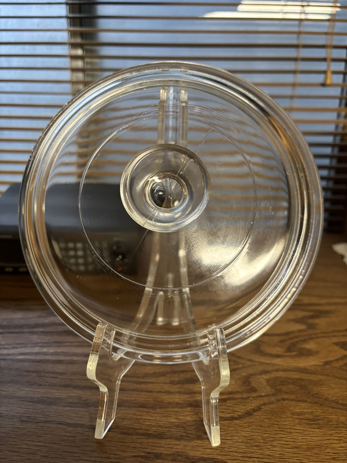 Replacement Glass Lid Vintage 1980’s 3.5 Qt Rival Crockpot Corning NY USA 7.75”