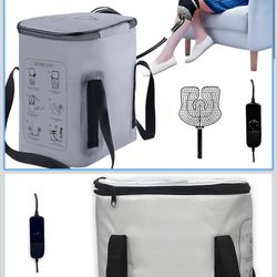 Cold Therapy Machine with Programmable Timer, Ice Machine for Knee After Surgery, Knee Replacement Recovery System for Pain Relief Cryo Compression Pa