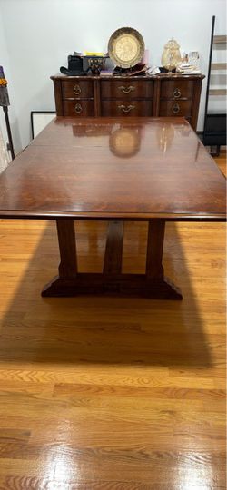 Solid cherry wood dinning table