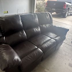 Leather Sofa 