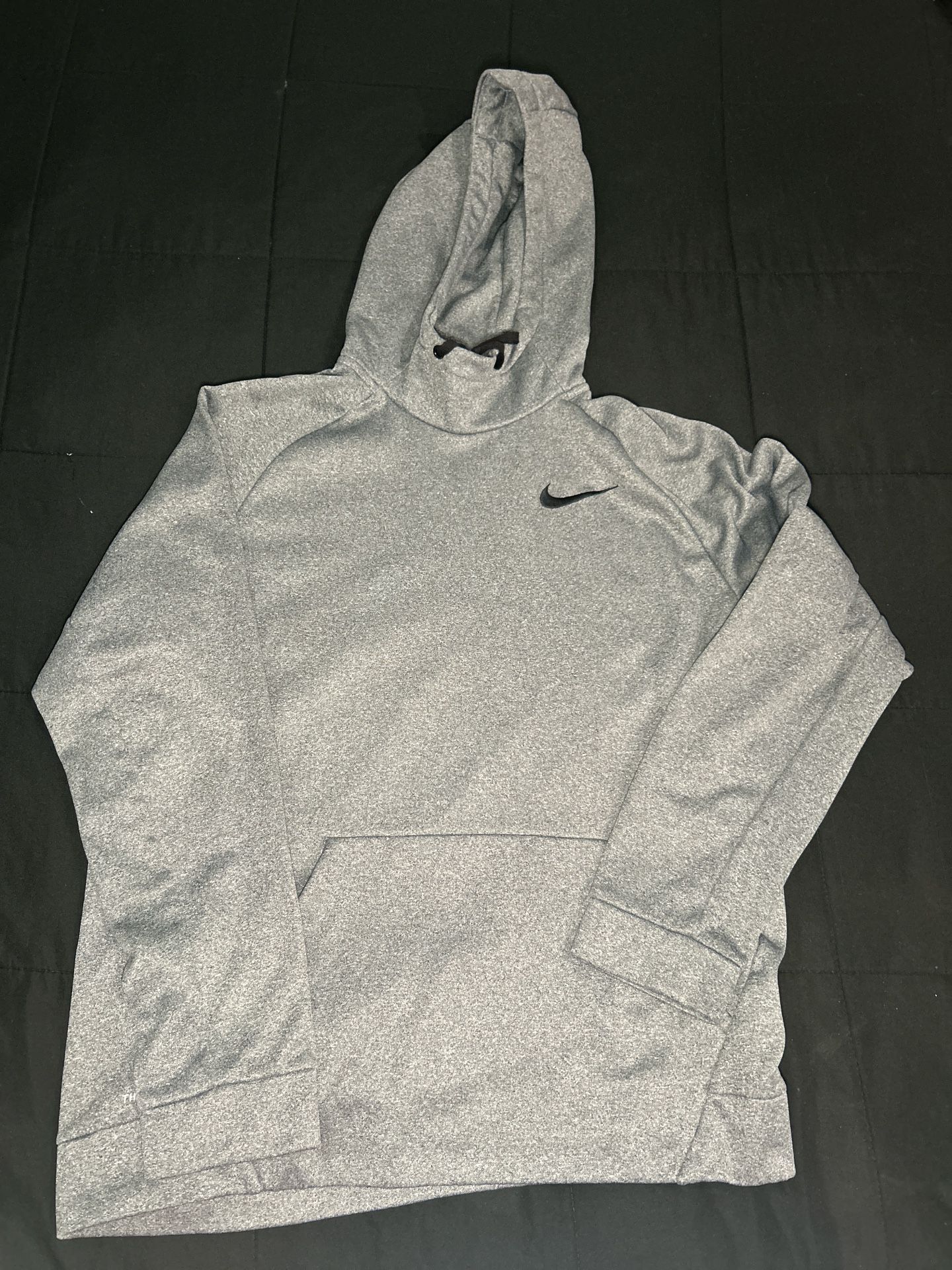 Grey Nike hoodie with black accents