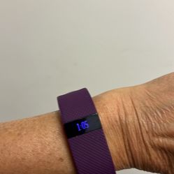 Fitbit Heart Rate and Activity Tracker FB 405 Purple Large