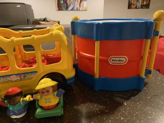 School bus and drum - excellent holiday gift