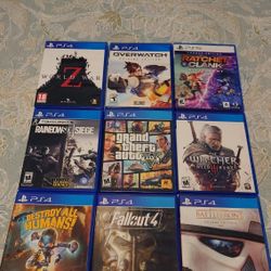 PS4 and PS5 Games