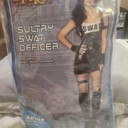 Sultry Swat Officer Costume 