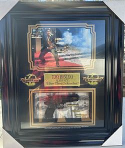 Scarface Tony Montana I Bury Those Cockroaches Collectible Frame