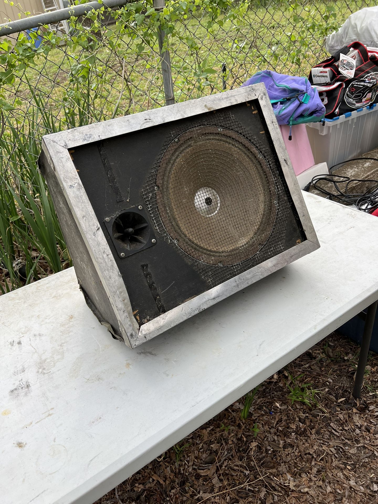 Vintage Peavey Speaker In Kross Box