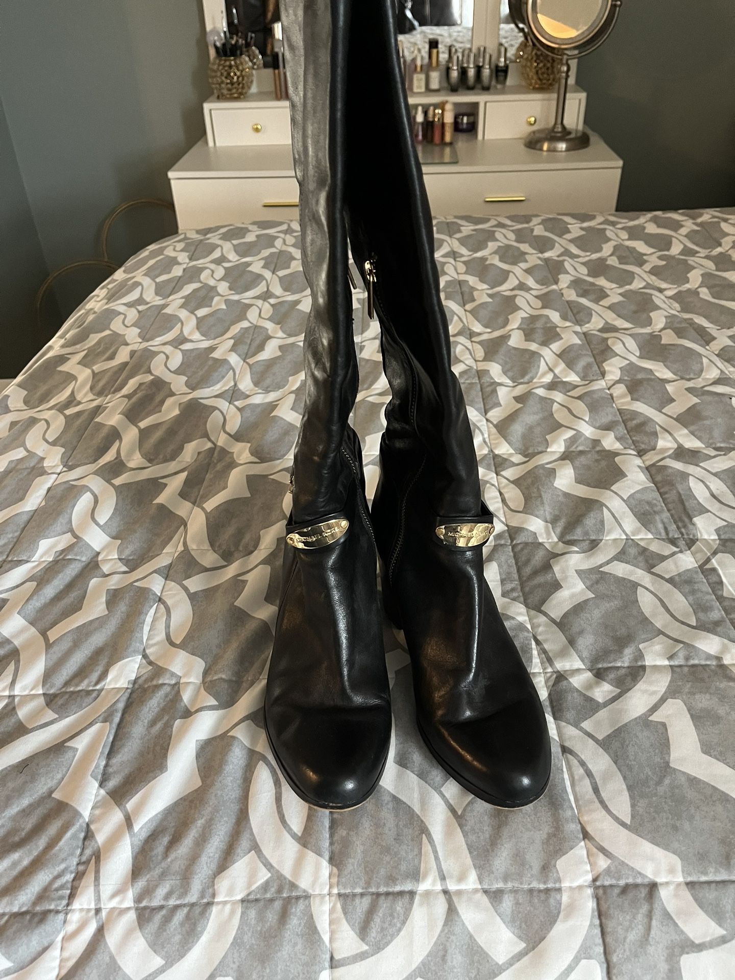 Leather Michael Kors Boots 