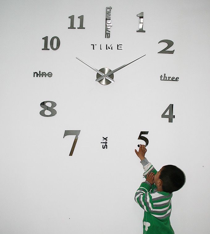 Wall Decor Digital Clock 