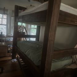 Bunk bed and mattresses