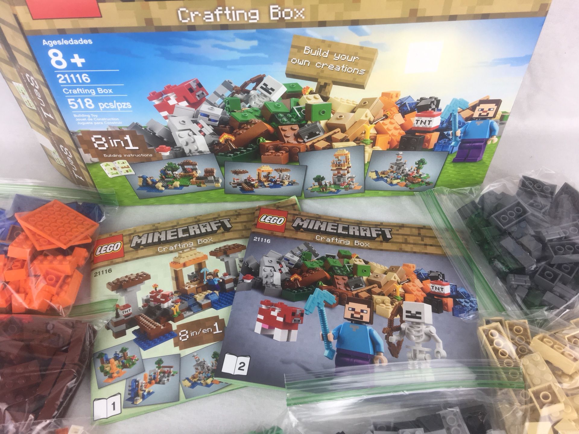 Lego Minecraft 21249 The Crafting Box 4.0 for Sale in San Diego, CA -  OfferUp