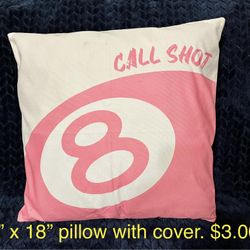 8 Ball Pillow