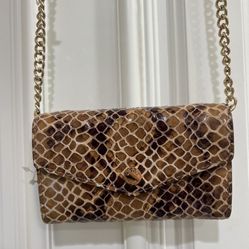 Michael Kors Small Snake Skin Crossbody Purse 