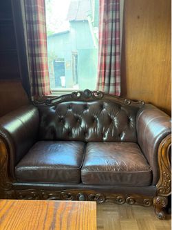 Leather couch
