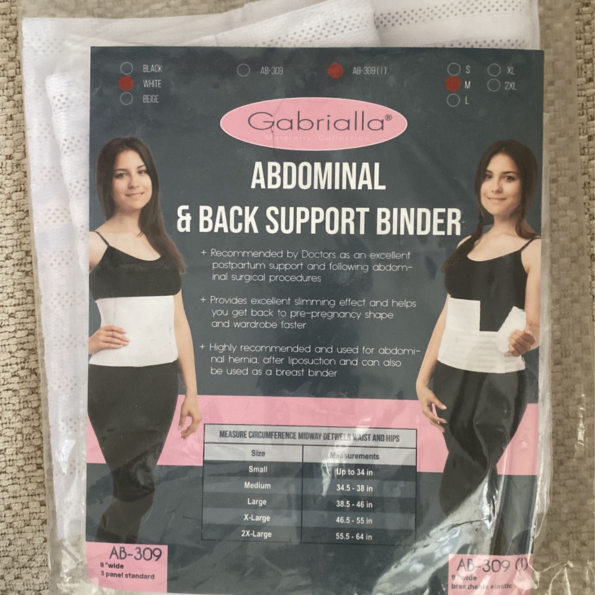 Postnatal Belly Binder And Back Support 