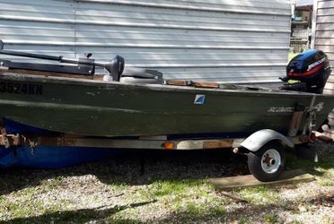 9.9 Four Stroke Engine 12' Jon Boat