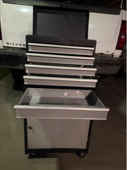 Small tool box on wheels