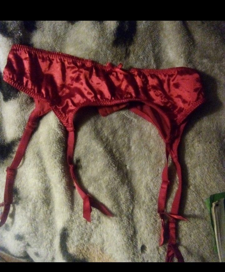 A Red Garder Langerie Piece