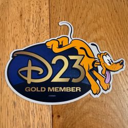 Disney D23 GOLD MEMBER EXCLUSIVE PLUTO 2026 MAGNET