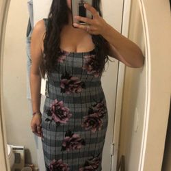 Floral Dress. Large New /Vestido Floriado Large Nuevo