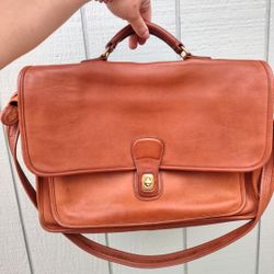 Vintage coach laptop bag sale