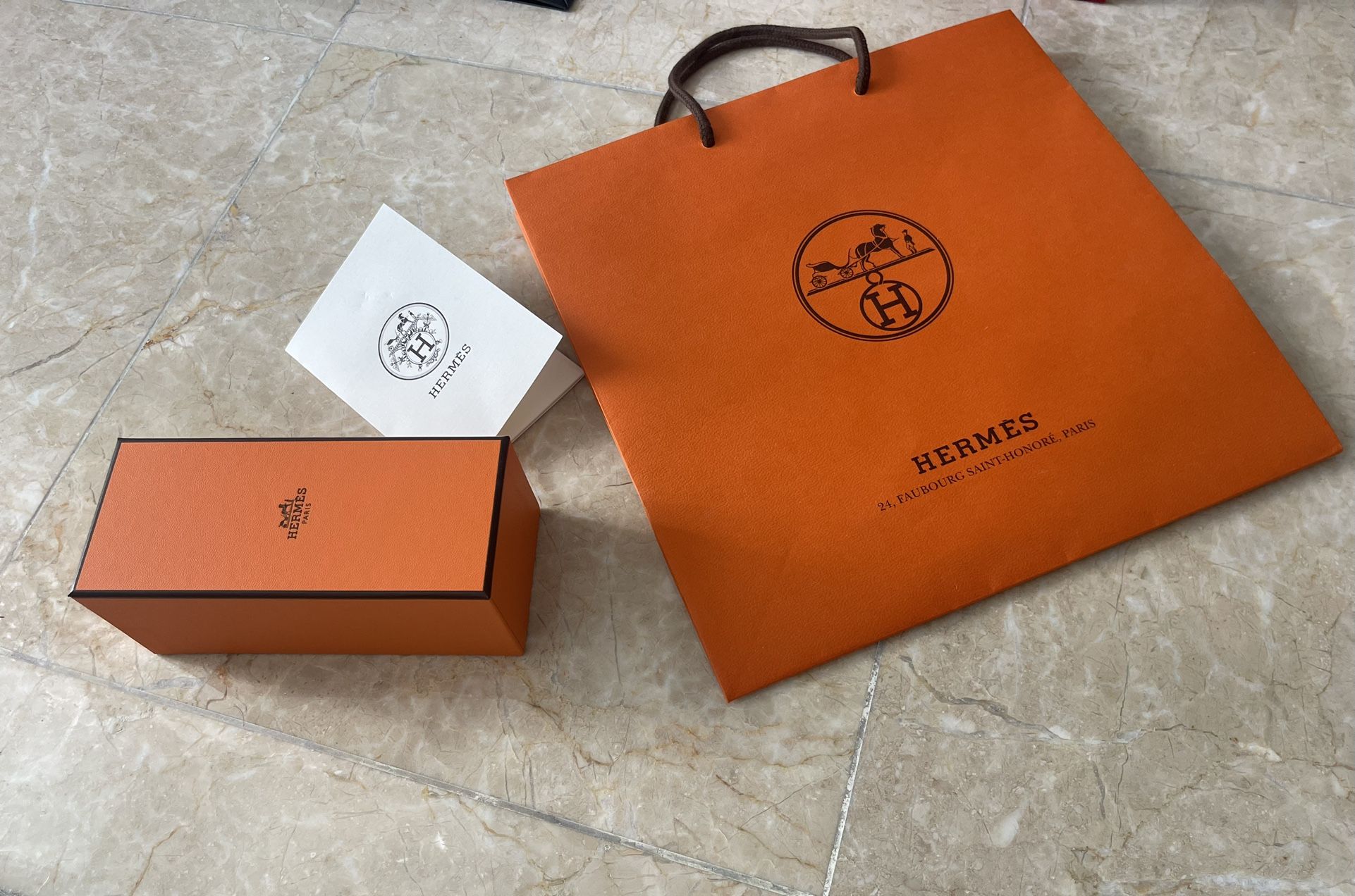 Hermes Shopping Bag And Box