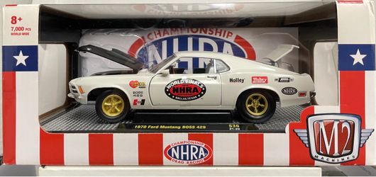 M2 Machines 1970 Ford Mustang BOSS 429 NHRA Die-Cast