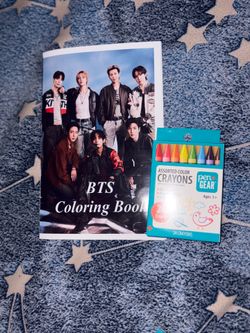 Personalized coloring books party favors bts