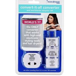 Travel smart converter and worldwide adapter set￼