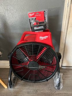 M18 Milwuekee fan and battery