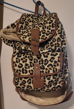 Cheetah Print Backpack